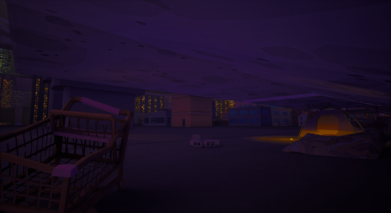 This Underpass looks like a great place to save and sleep